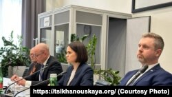 Сьвятлана Ціханоўская выступіла ў АБСЭ на круглым стале «Сытуацыя з правамі чалавека ў Беларусі — барацьба за дэмакратыю». Вена, 23 лютага 2023 