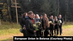 European diplomats commemorated the victims of totalitarianism in Kurapaty, October 30