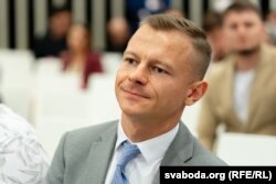 Павал Сьлюнькін на канфэрэнцыі «Новая Беларусь», Варшава, 6 жніўня 2023