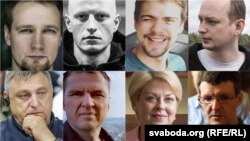 Яўген Юшкевіч, Ігар Аліневіч, Эдуард Бабарыка, Эдуард Пальчыс, Мікола Аўтуховіч, Анджэй Пачобут, Анжаліка Борыс, Дзяніс Івашын