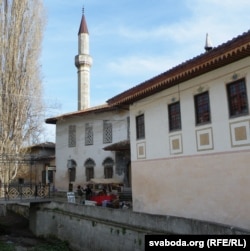 Фрагмэнт ханскага палаца ў Бахчысараі, архіўнае фота