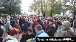 Акция памяти Анны Политковской в Петербурге