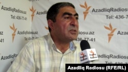 Azerbaijan – writer Zakir Sadatli, RFE/RL's Baku studio, Jun2011