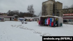 Рынак у Магілёве. Ужо больш за месяц рынкі па ўсёй Беларусі амаль пустуюць