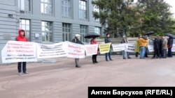 Пикет в Новосибирске против Южного обхода