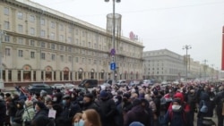 Марш пэнсіянэраў і мэдыкаў у Менску, 16 лістапада.