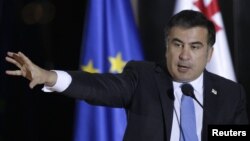 Gürcüstan prezidenti Mikheil Saakashvili 