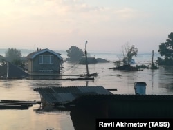 Тулун после наводнения, июнь 2019 года