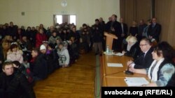 Прадпрымальнікі Віцебска сустракаюцца з уладамі. Віцебск, 28 студзеня 2016 году 