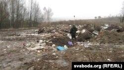 Ужо не адна тона адкідаў зваленая каля Высакапольля