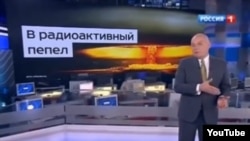 Кадар з інфармацыйнай перадачы на расейскім канале зь вядоўцам Дзьмітрыем Кісялёвым (25-ты ў сьпісе)