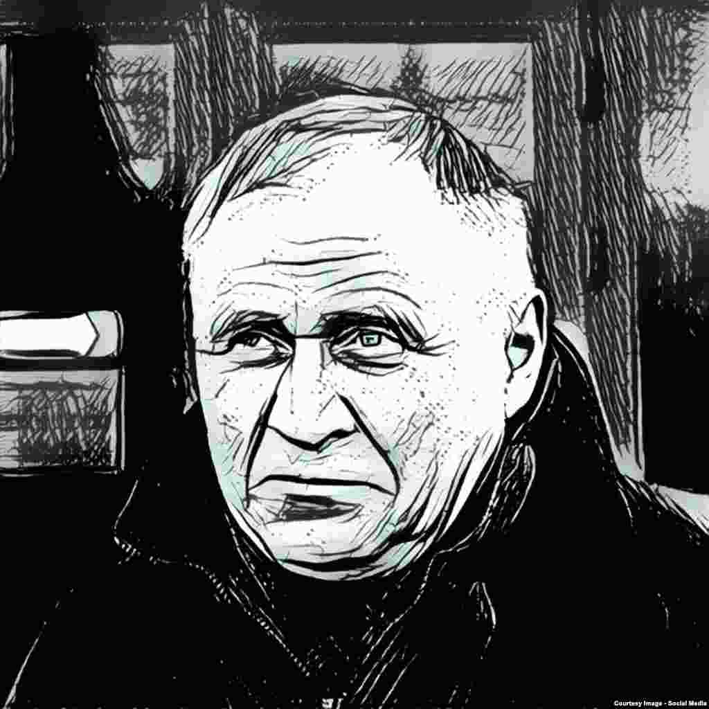 Belarus - poltiicians portraits original and edited by Prisma application