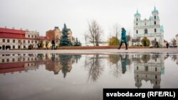 Cавецкая плошча ў Горадні