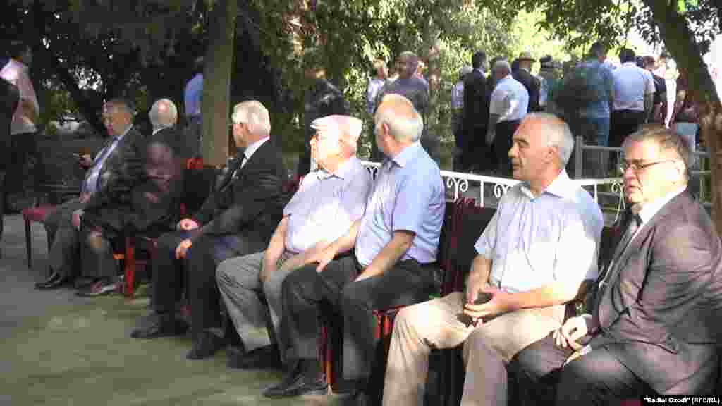 Tajikistan,Dushanbe city, funeral ceremony of tajik famous historian Rahim Masov, 22June2018