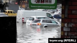 Потоп в Симферополе 9 июня 2015 года