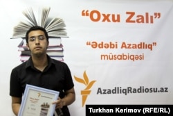 "Ədəbi Azadlıq-2011" hekayə müsabiqəsinin qalibi Musa Əfəndi, Bakı, 15 iyun 2011