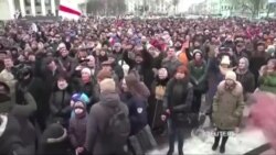 В Беларуси прошли протесты против «налога на тунеядство» (видео)