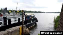 Меркаваны водны маршрут Е40 паміж Украінай і Беларусьсю, архіўнае фота 