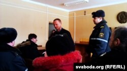 Леанід Аўтухоў у залі суду