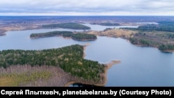 Возера Крывое, Вушацкі раён, Віцебская вобласьць. Ілюстрацыйнае фота