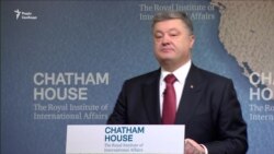 В Великобритании Порошенко сравнил Россию с крокодилом (видео)