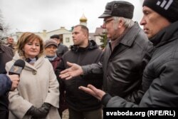 Кацярына Руткоўская, намесьніца старшыні райвыканкаму, на «Народным сходзе» 19 сакавіка