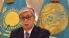 Kazakhstan - Kazakh president-elect Kassym-Jomart Tokayev speaks to the media during a press at Ak Orda Presidential Palace in Nur-Sultan on June 10, 2019. (Photo by Vyacheslav OSELEDKO / AFP)