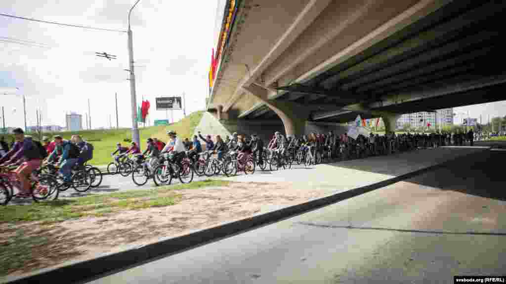 Belarus - Bike parade in Minsk, 1May2015