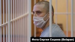 Прадпрымальнік Віктар Барушка падчас судовага працэсу, студзень 2021 году.