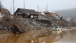 После прорыва дамбы. Село Щетинкино. Красноярский край