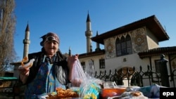 В центре Бахчисарая - города крымских татар