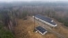 Belarus - Aerial. Former base of Special Rapid Response Unit (SOBR) near Biahoml, presumptively a place of murder of Viktar Hanchar and Anatol Krasouski, 17Dec2019