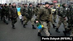 Ілюстрацыйнае фота. 12-га батальён тэрытарыяльнай абароны, Кіеў, 2014 год