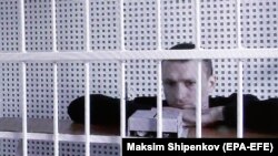 Павел Мамаев во время рассмотрения апелляции на свой арест