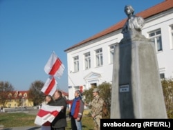 Помнік Кастусю Каліноўскаму ў Сьвіслачы