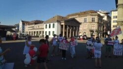 Акцыя беларускай салідарнасьці ў Цюрыху