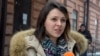 Belarus - Yuliya Nichyparuk who was convicted of holding a mass event and was sentenced to 25.5 rubles fine for putting flyers on the snowmen. Brest, 30Jan2019