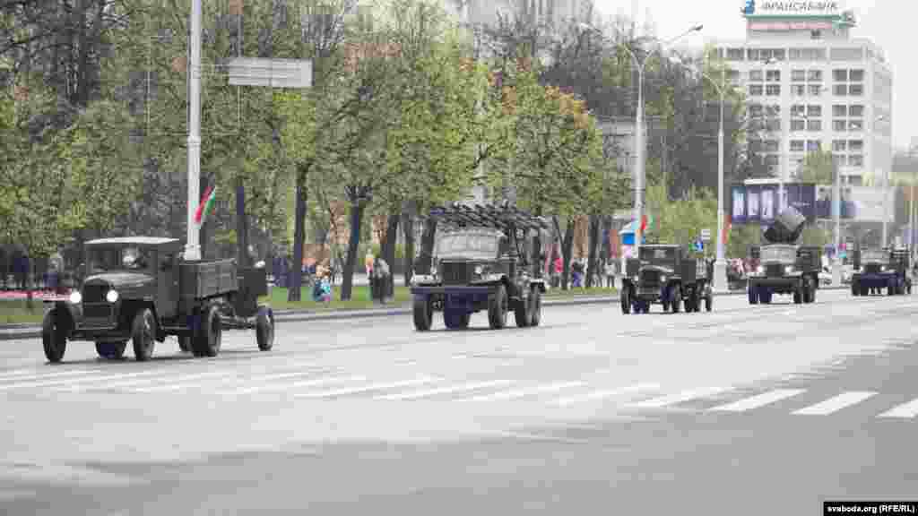 Belarus - preparation for a military parade in Minsk