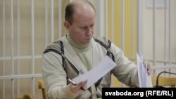 Адвакат Вадзім Мушынскі на працэсе, 11 студзеня 2018 году