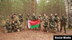 Russia — Belarusians in russian nazi "Rusich" training camp