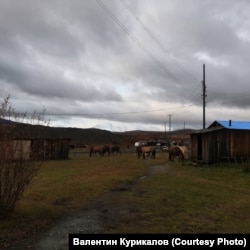 Поселок Уакит в Баунтовском районе Бурятии