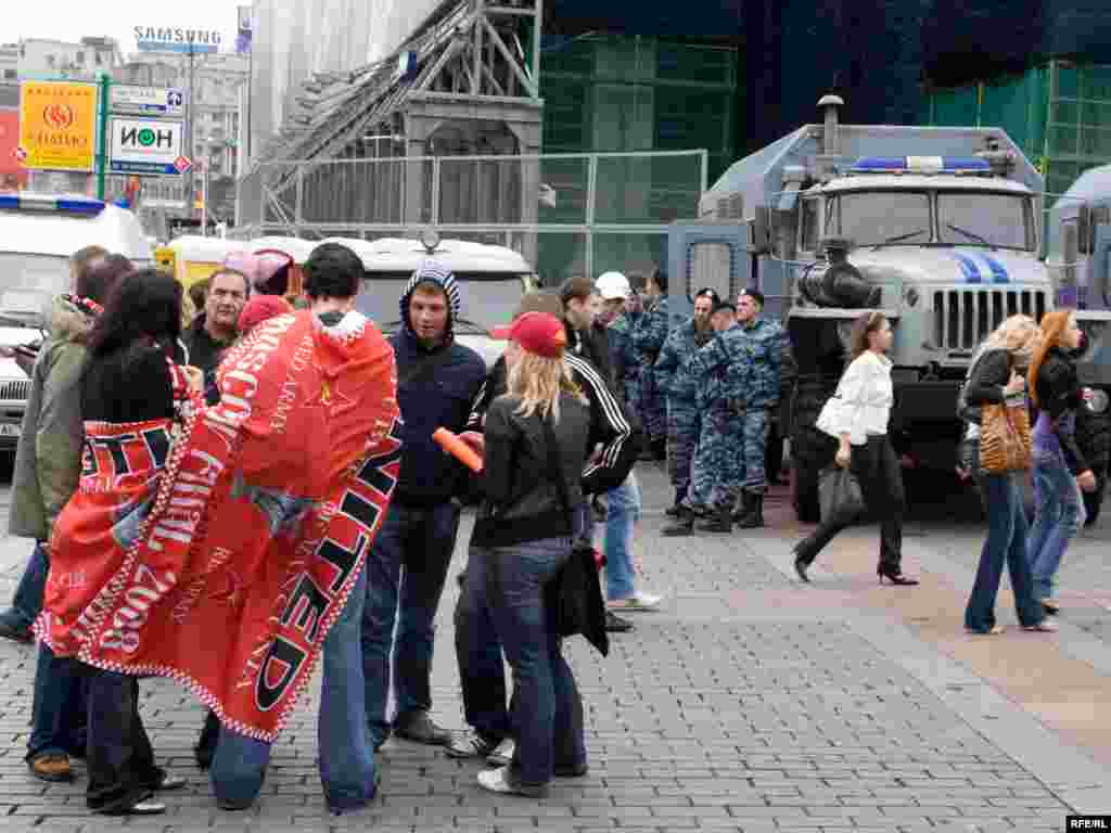 Милиции на улицах много, но не так, как на Маршах несогласных