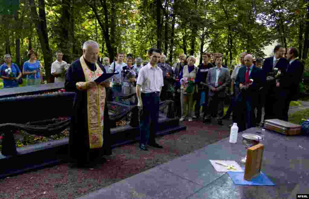 Малебен па загінулым у часе Другой сусьветнай вайны 