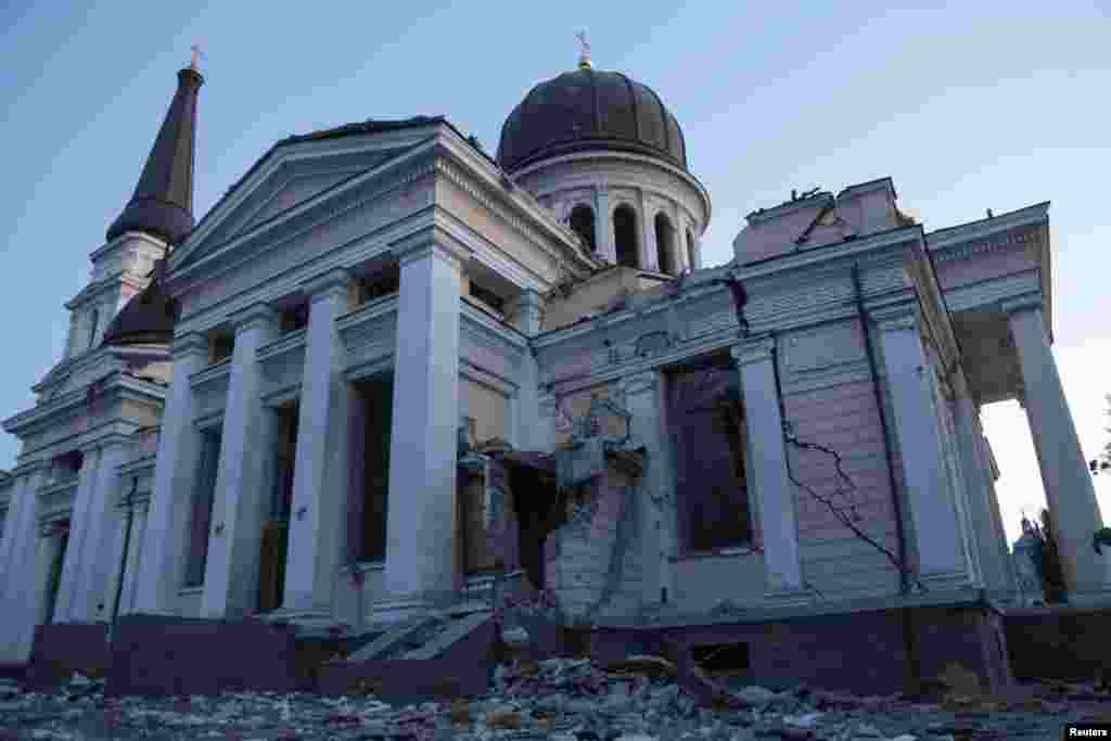 У храме пачаўся пажар. Будынак атрымаў значныя пашкоджаньні